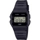 CASIO Collection Ρολόι Ανδρικό Μαύρο βιολογικό λουράκι F-91WB-1AEF