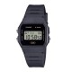 CASIO Collection Ρολόι Ανδρικό Μαύρο βιολογικό λουράκι F-91WB-8AEF