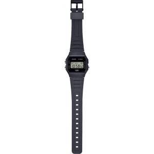 CASIO Collection Ρολόι Ανδρικό Μαύρο βιολογικό λουράκι F-91WB-8AEF