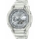 CASIO G-SHOCK Χρονογράφος Ρολόι Διάφανο Καουτσούκ Λουράκι GA-2100BM-7A8ER