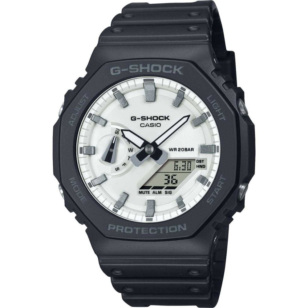 CASIO G-SHOCK Χρονογράφος Ρολόι Μαύρο Καουτσούκ Λουράκι GA-2100WD-1AER CASIO G-SHOCK Χρονογράφος Ρολόι Μαύρο Καουτσούκ Λουράκι GA-2100WD-1AER