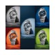 CASIO G-SHOCK Dual Time Χρονογράφος Ρολόι Ασημί Ανοξείδωτο Ατσάλι μπρασελέ GM-2110D-2AER