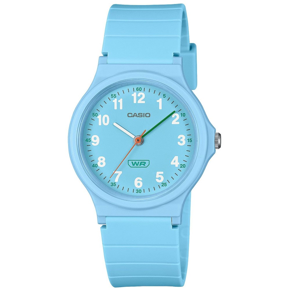 CASIO Collection Pop Ρολόι Μπλε Ανοιχτό Λουράκι Βιολογικής προέλευσης LQ-24B-2BEF