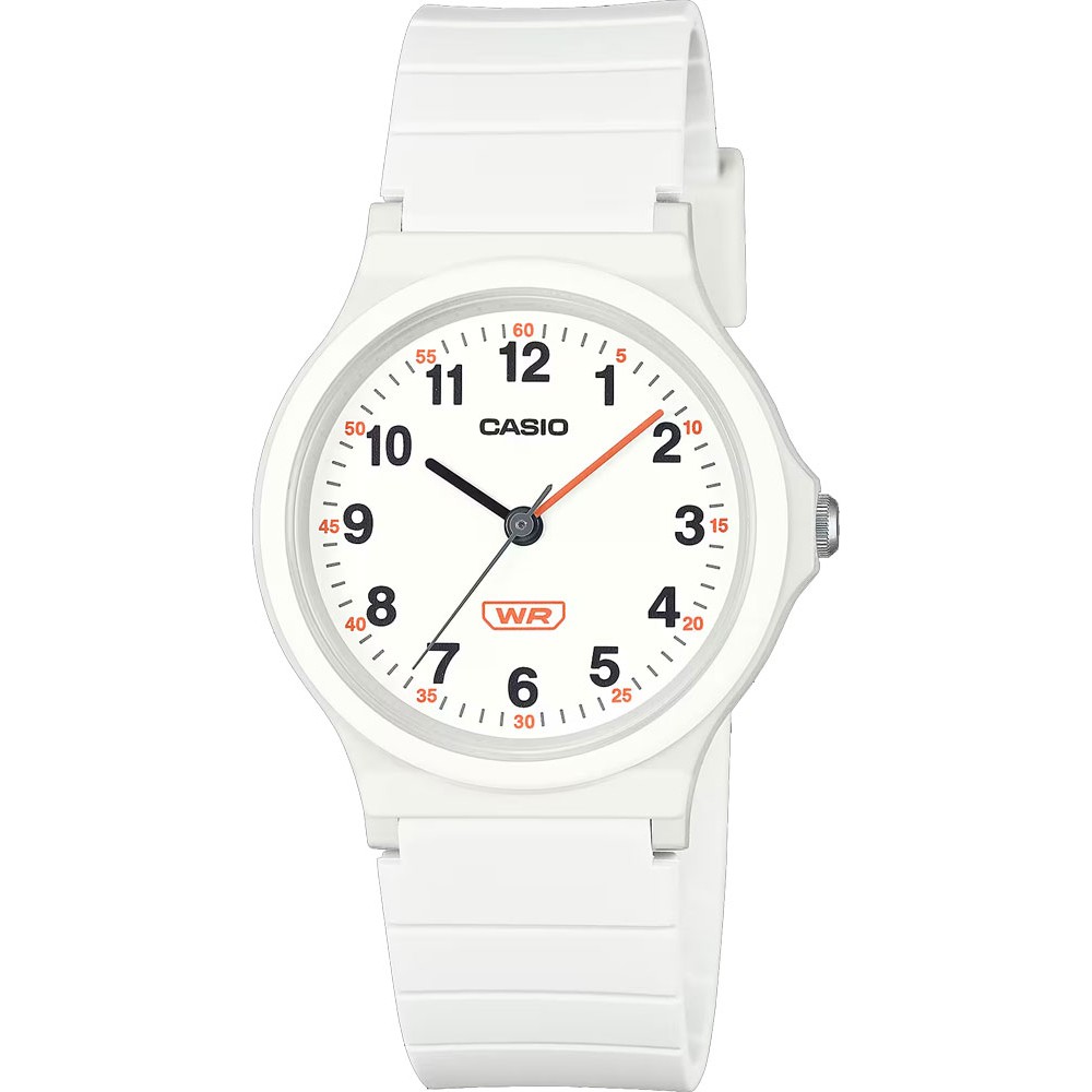 CASIO Collection Pop Ρολόι Λευκό Λουράκι Βιολογικής προέλευσης LQ-24B-7BEF