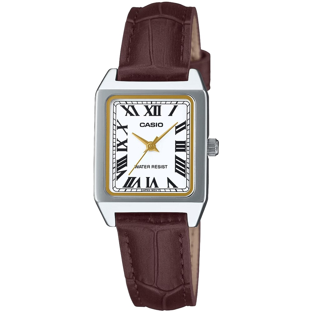 CASIO Collection Καφέ Δερμάτινο λουράκι LTP-B150L-7B2EF CASIO Collection Καφέ Δερμάτινο λουράκι LTP-B150L-7B2EF