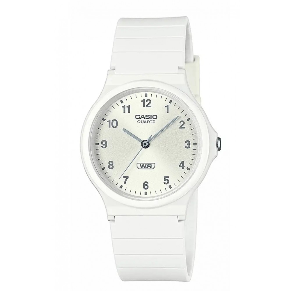 CASIO Collection Pop Ρολόι Λευκό Λουράκι Βιολογικής προέλευσης MQ-24B-7BEF CASIO Collection Pop Ρολόι Λευκό Λουράκι Βιολογικής προέλευσης MQ-24B-7BEF