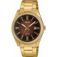 CASIO Collection Ανδρικό Ρολόι Χρυσό ανοξείδωτο ατσάλι μπρασελέ MTP-1302PGC-5AVEF