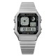 CASIO Vintage Ρολόι Ασημί Ανοξείδωτο ατσάλι μπρασελέ A-130WE-1AEF CASIO Vintage Ρολόι Ασημί Ανοξείδωτο ατσάλι μπρασελέ A-130WE-1AEF