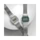 CASIO Vintage Ρολόι Χρονογράφος Ασημί Ανοξείδωτο ατσάλι μπρασελέ A-158WEM-7EF