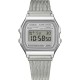CASIO Vintage Ρολόι Χρονογράφος Ασημί Ανοξείδωτο ατσάλι μπρασελέ A-158WEM-7EF
