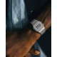 CASIO Vintage Ρολόι Χρονογράφος Ασημί Ανοξείδωτο ατσάλι μπρασελέ A-158WEM-7EF