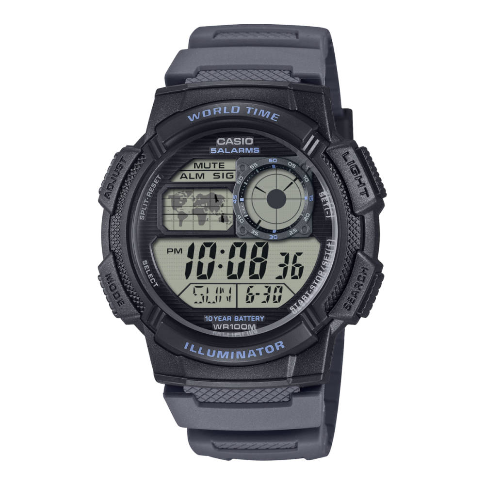 CASIO Collection Ρολόι Ανδρικό Γκρι Καουτσούκ λουράκι AE-1000W-8AVEF