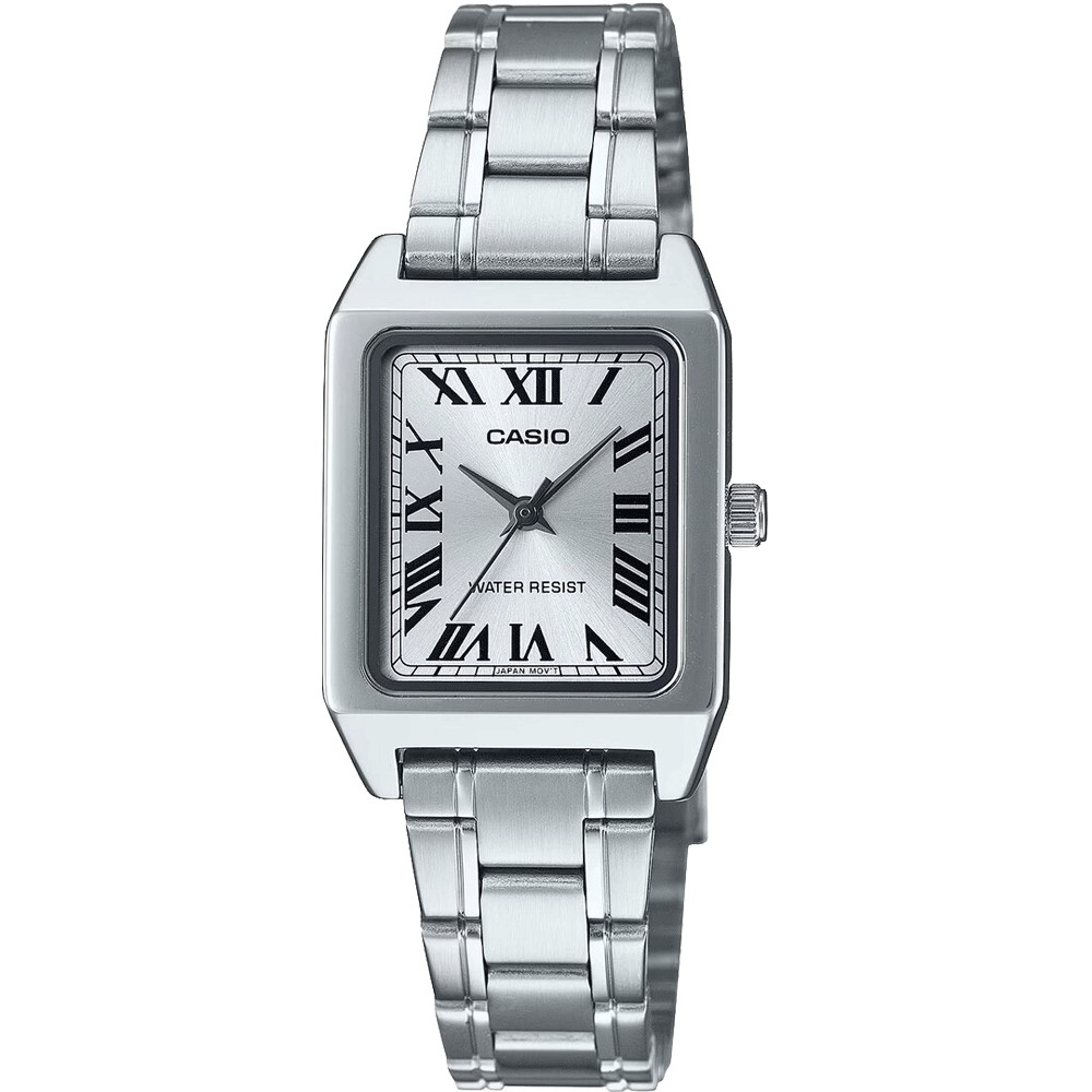 CASIO Collection Ασημί Ανοξείδωτο Ατσάλι μπρασελέ LTP-B150D-7BEF