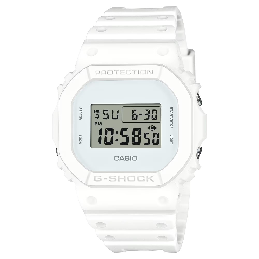 CASIO G-SHOCK Χρονογράφος Ρολόι Λευκό Λουράκι Βιολογικής προέλευσης DW-5600WW-7ER CASIO G-SHOCK Χρονογράφος Ρολόι Λευκό Λουράκι Βιολογικής προέλευσης DW-5600WW-7ER