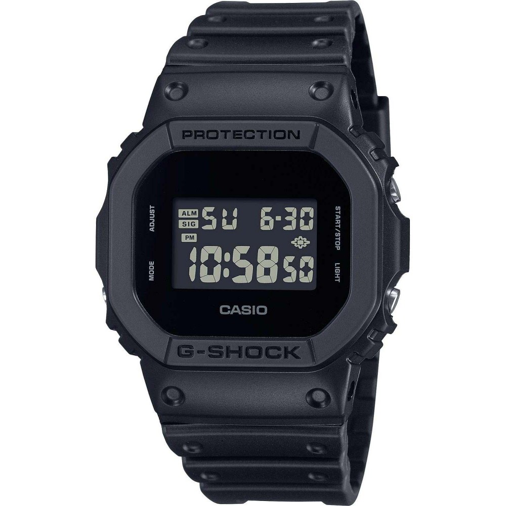CASIO g-shock ρολόι μαύρο καουτσούκ λουράκι DW-5600UBB-1ER