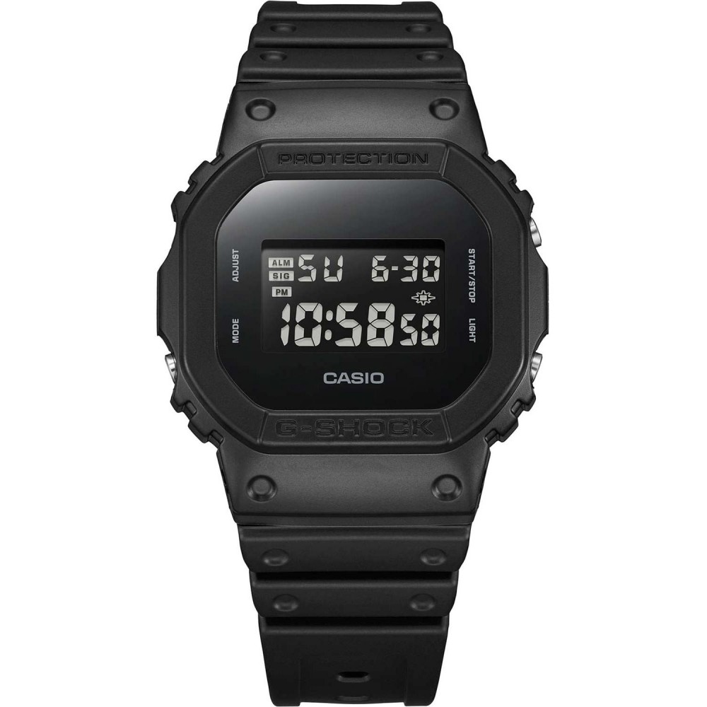 CASIO g-shock ρολόι μαύρο καουτσούκ λουράκι DW-5600UBB-1ER