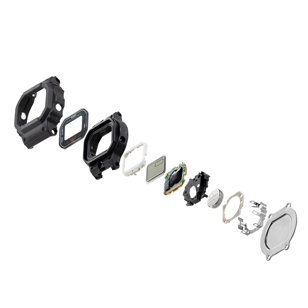 CASIO G-Shock Nano Ring Watch Ρολόι-Δαχτυλίδι Κίτρινο Καουτσούκ λουράκι DWN-5600-9ER