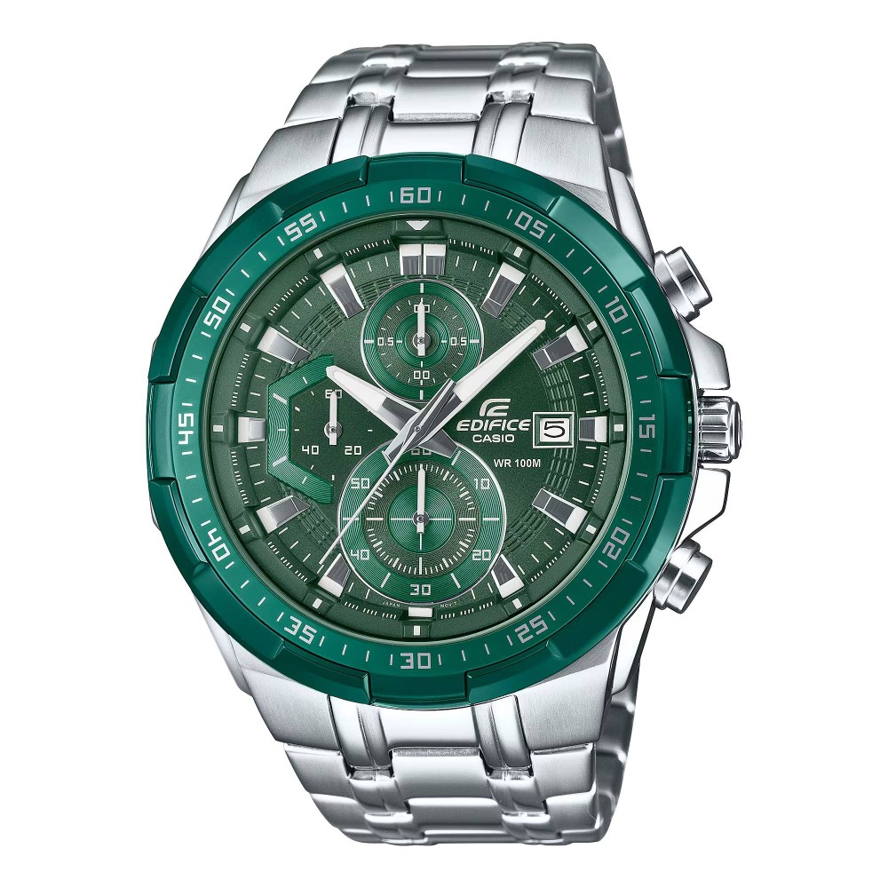 CASIO Edifice Ανδρικός Χρονογράφος Ασημί Ανοξείδωτο Ατσάλι Μπρασελέ EFR-539DE-3AVUEF CASIO Edifice Ανδρικός Χρονογράφος Ασημί Ανοξείδωτο Ατσάλι Μπρασελέ EFR-539DE-3AVUEF