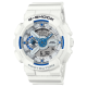 CASIO G-SHOCK Χρονογράφος Ρολόι Λευκό Καουτσούκ Λουράκι GA-110HDS-7AER