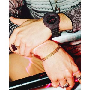 CASIO G-SHOCK Χρονογράφος Ρολόι Καφέ Καουτσούκ Λουράκι GA-2100K-5AER