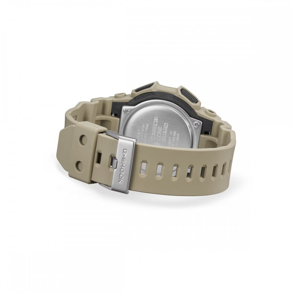 CASIO G-SHOCK Χρονογράφος Ρολόι Μπεζ Καουτσούκ Λουράκι GA-010-5AER