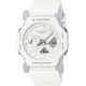 CASIO G-Shock Chronograph Ρολόι Γυναικείο Λευκό Λουράκι Καουτσούκ GA-2300-7AER