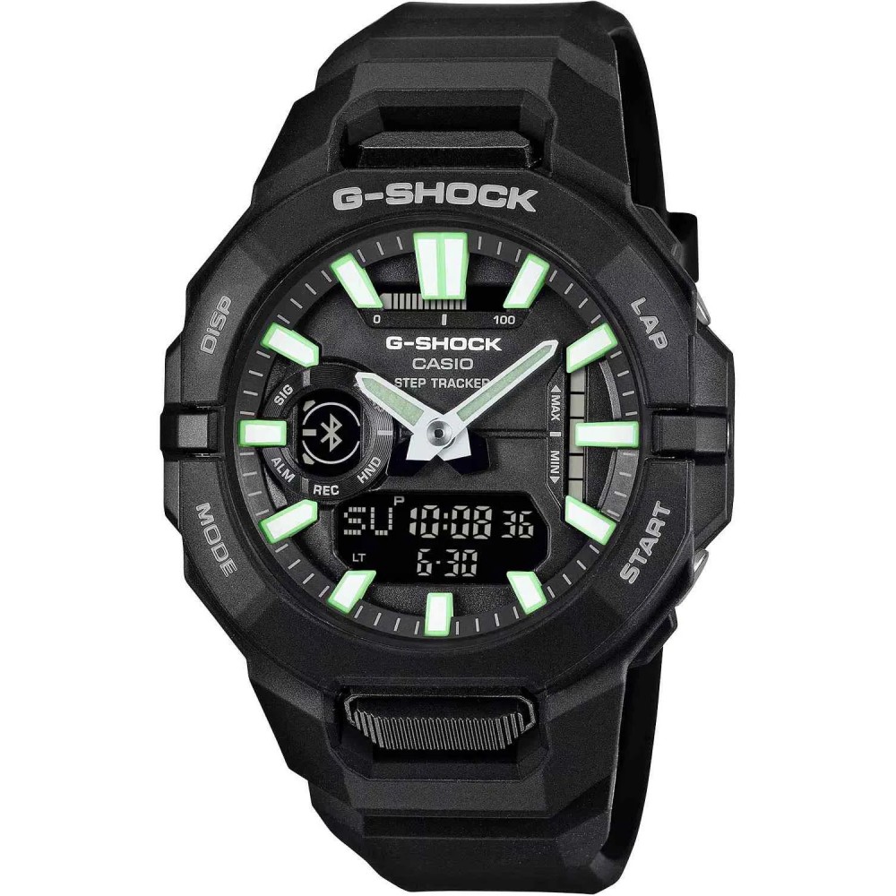 CASIO G-Shock G-Squad Smartwatch Ανδρικό Μαύρο Λουράκι Βιολογικής Προέλευσης GBA-950-1AER CASIO G-Shock G-Squad Smartwatch Ανδρικό Μαύρο Λουράκι Βιολογικής Προέλευσης GBA-950-1AER
