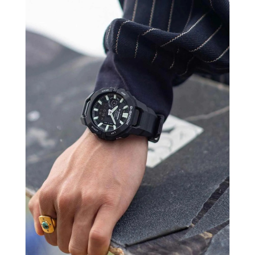CASIO G-Shock G-Squad Smartwatch Ανδρικό Μαύρο Λουράκι Βιολογικής Προέλευσης GBA-950-1AER CASIO G-Shock G-Squad Smartwatch Ανδρικό Μαύρο Λουράκι Βιολογικής Προέλευσης GBA-950-1AER