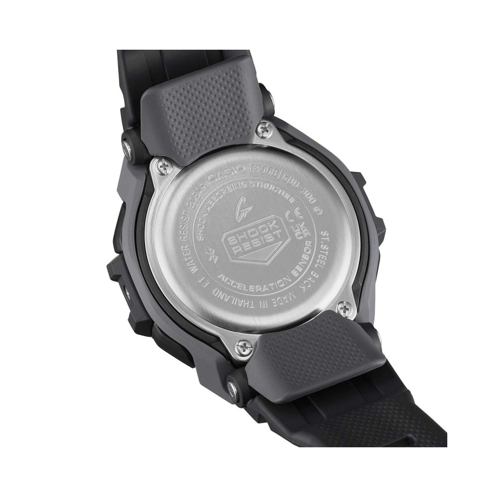 CASIO G-SHOCK Χρονογράφος Smartwatch Ρολόι Μαύρο  Λουράκι Βιολογικής προέλευσης GBD-300-1ER
