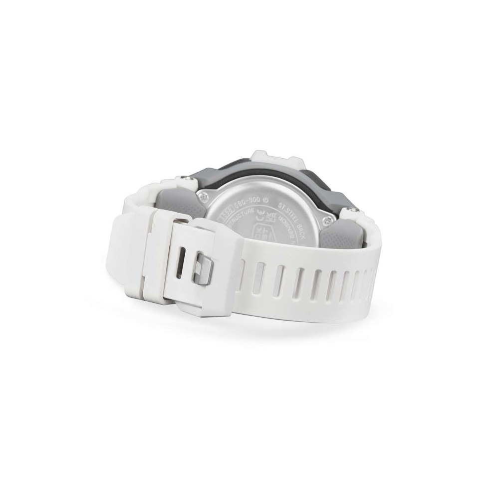 CASIO G-SHOCK Χρονογράφος Smartwatch Ρολόι Λευκό Λουράκι Βιολογικής προέλευσης GBD-300-7ER