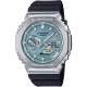 CASIO G-SHOCK Solar Χρονογράφος Ρολόι Μαύρο Λουράκι Βιολογικής προέλευσης GBM-2100A-1A2ER