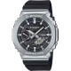 CASIO G-SHOCK Solar Χρονογράφος Ρολόι Μαύρο Λουράκι Βιολογικής προέλευσης GBM-2100-1AER