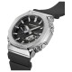 CASIO G-SHOCK Solar Χρονογράφος Ρολόι Μαύρο Λουράκι Βιολογικής προέλευσης GBM-2100-1AER