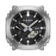 CASIO G-SHOCK Solar Χρονογράφος Ρολόι Μαύρο Λουράκι Βιολογικής προέλευσης GBM-2100-1AER