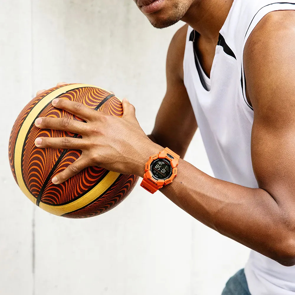 CASIO G-SHOCK Digital Ρολόι Πορτοκαλί Καουτσούκ Λουράκι GD-010-4ER