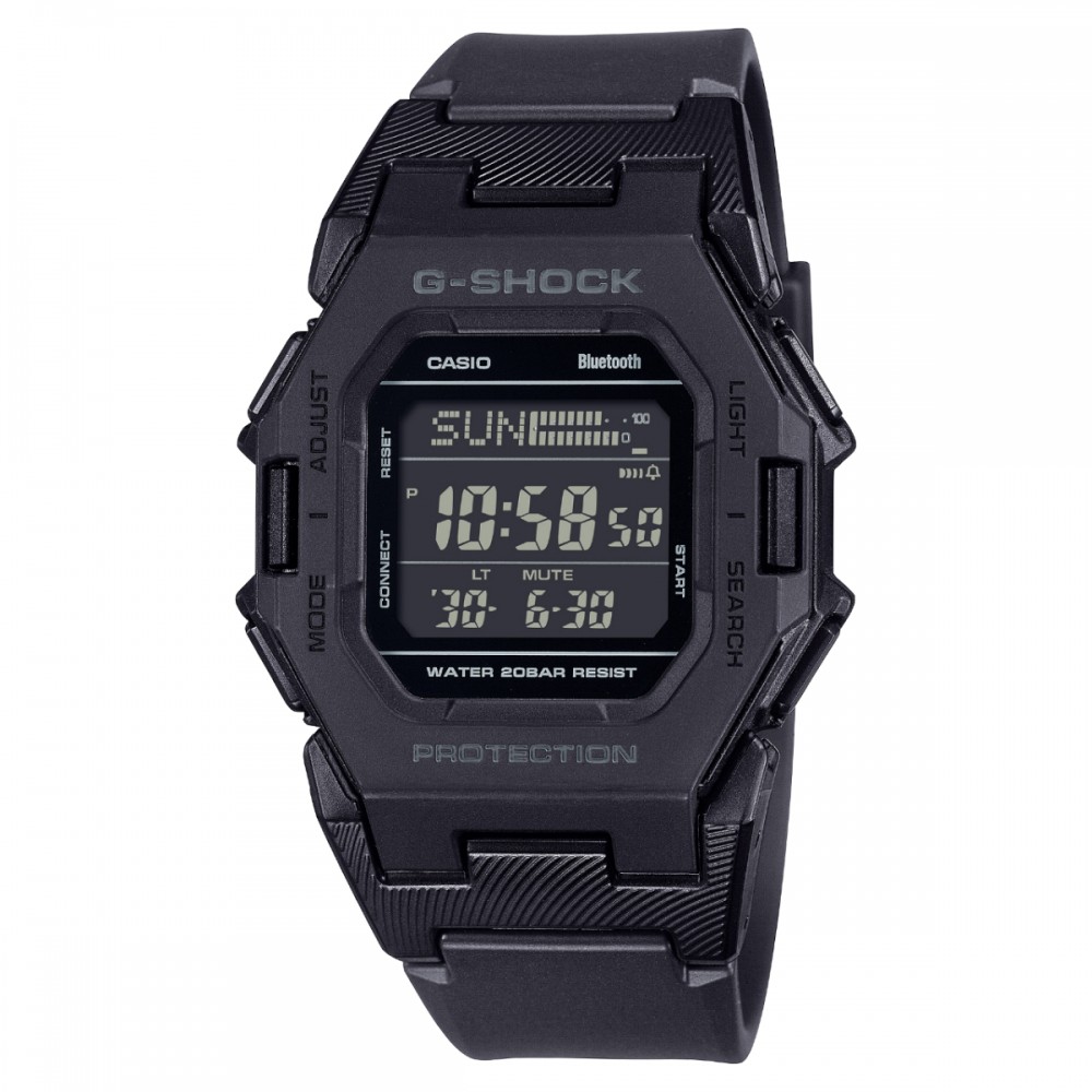 CASIO G-SHOCK Bluetooth Ρολόι Μαύρο Καουτσούκ Λουράκι GD-B500-1ER