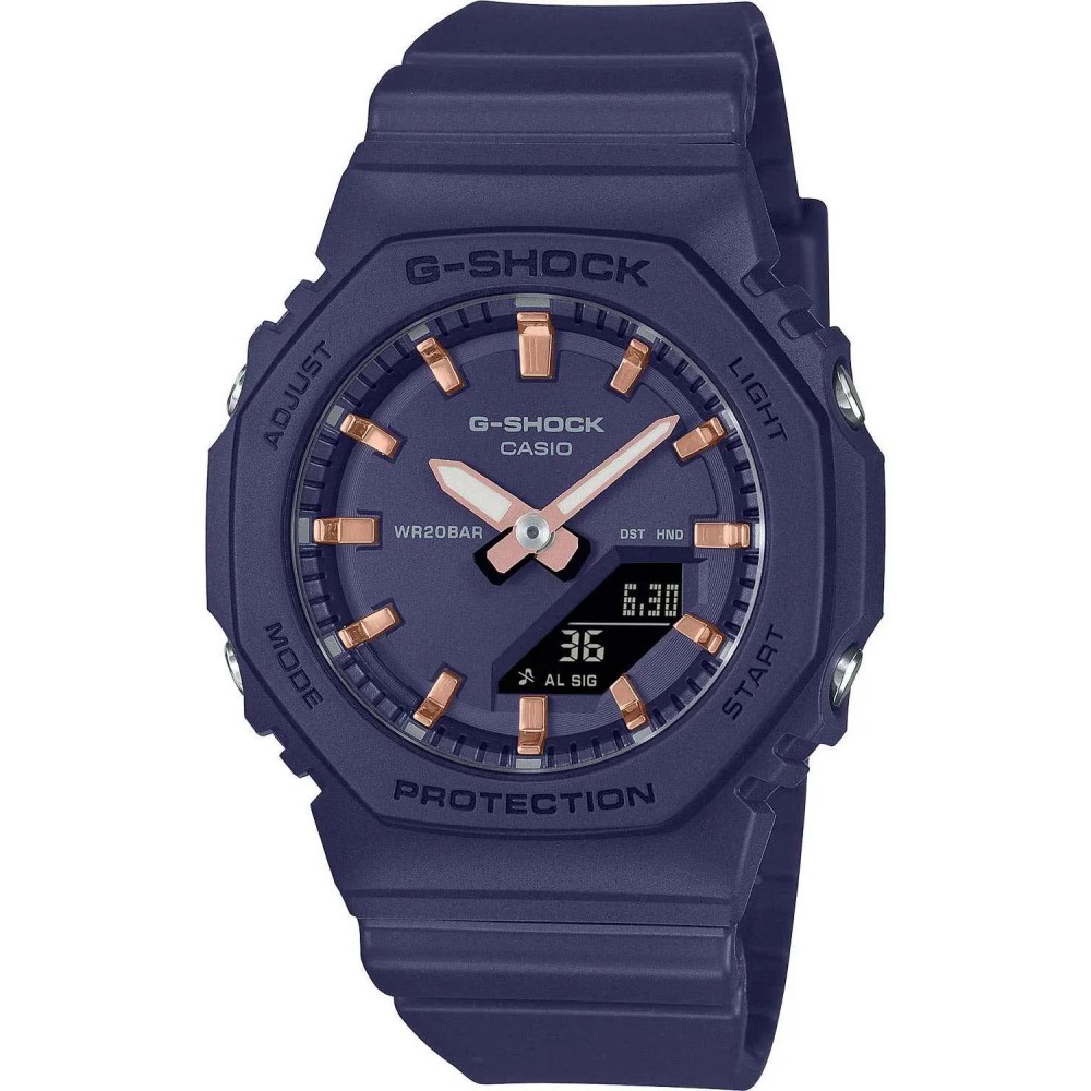 CASIO G-SHOCK Χρονογράφος Ρολόι Μπλε Λουράκι Βιολογικής προέλευσης GMA-P2100M-2AER