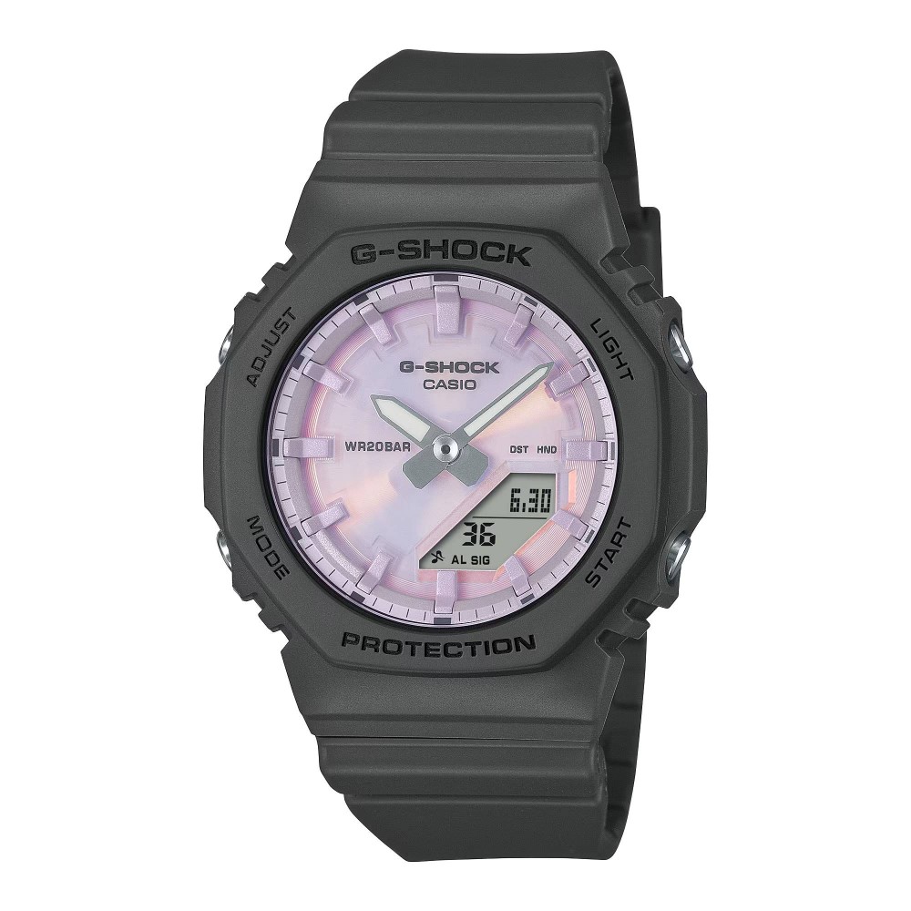 CASIO G-SHOCK Χρονογράφος Ρολόι Μαύρο Λουράκι Βιολογικής προέλευσης GMA-P2100PC-1AER CASIO G-SHOCK Χρονογράφος Ρολόι Μαύρο Λουράκι Βιολογικής προέλευσης GMA-P2100PC-1AER