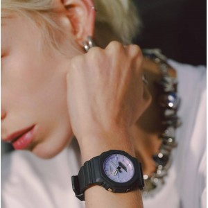 CASIO G-SHOCK Χρονογράφος Ρολόι Μαύρο Λουράκι Βιολογικής προέλευσης GMA-P2100PC-1AER CASIO G-SHOCK Χρονογράφος Ρολόι Μαύρο Λουράκι Βιολογικής προέλευσης GMA-P2100PC-1AER