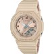 CASIO G-SHOCK Χρονογράφος Ρολόι Μπεζ Λουράκι Βιολογικής προέλευσης GMA-P2100ST-9AER