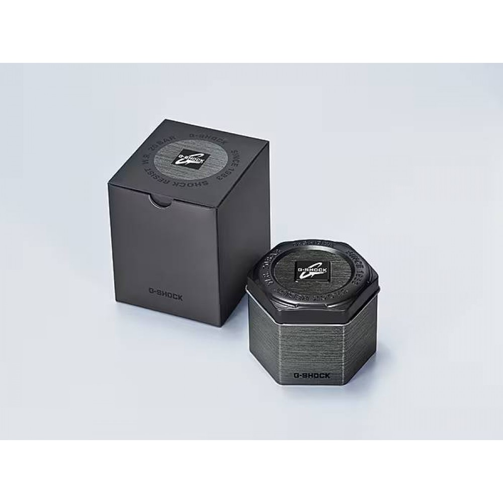 CASIO G-SHOCK Smartwatch Tough Solar Χρονογράφος Ρολόι Ασημί Ανοξείδωτο ατσάλι μπρασελέ GST-B100D-1AER