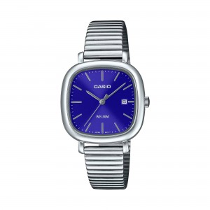 CASIO Stadard Ασημί Ανοξείδωτο Ατσάλι μπρασελέ LTP-B166D-2AVEF