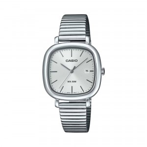 CASIO Stadard Ασημί Ανοξείδωτο Ατσάλι μπρασελέ LTP-B166D-7AVEF