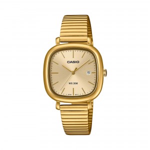 CASIO Stadard Ρολόι Επιχρυσωμένο Ανοξείδωτο Ατσάλι μπρασελέ LTP-B166G-9AVEF