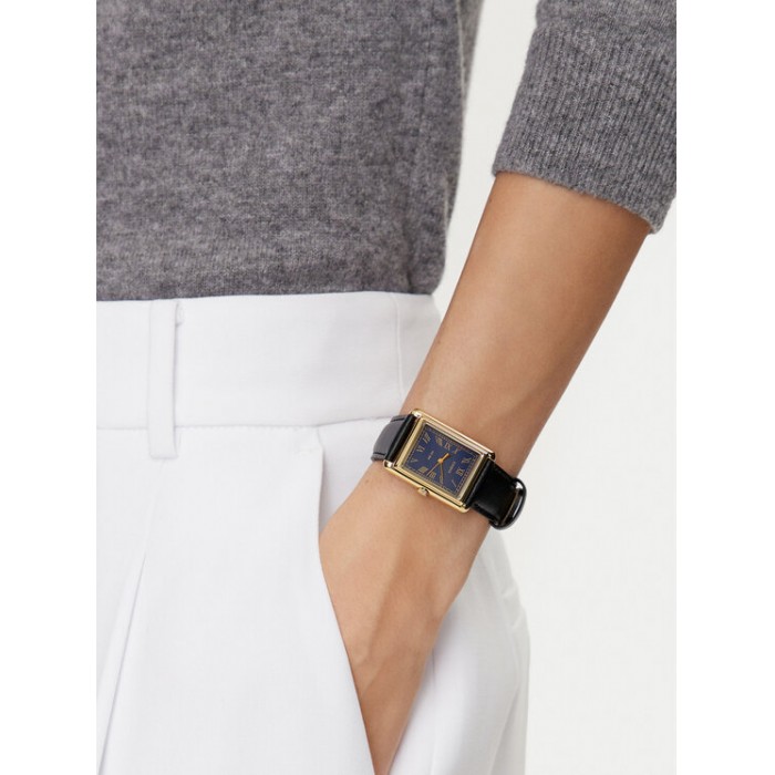 CASIO Womens Collection Μαύρο Δερμάτινο λουράκι LTP-B165GL-2BVEF