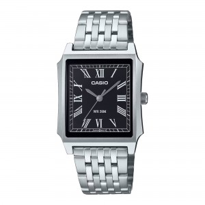 CASIO Stadard Ασημί Ανοξείδωτο Ατσάλι μπρασελέ MTP-B190D-1BVEF