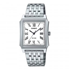 CASIO Stadard Ασημί Ανοξείδωτο Ατσάλι μπρασελέ MTP-B190D-7BVEF