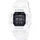 CASIO G-SHOCK Bluetooth Ρολόι Λευκό Καουτσούκ Λουράκι GD-B500-7ER