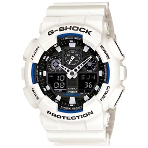 CASIO g-shock ρολόι λευκό καουτσούκ λουράκι GA-100B-7AER CASIO g-shock ρολόι λευκό καουτσούκ λουράκι GA-100B-7AER