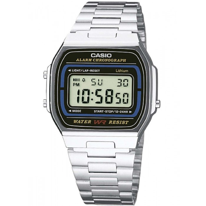 CASIO Vintage collection ανοξείδωτο ατσάλι A-164WA-1 CASIO Vintage collection ανοξείδωτο ατσάλι A-164WA-1